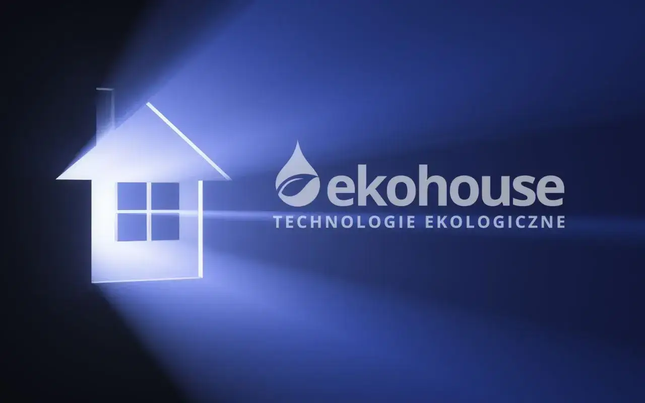 Logo Eko House Technologie Ekologiczne – producent przydomowych biologicznych oczyszczalni ścieków i ekologicznych systemów dla domów jednorodzinnych.